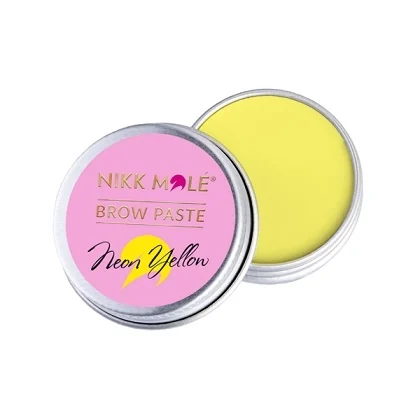 Neon Yellow Brow Paste Nikk Mole