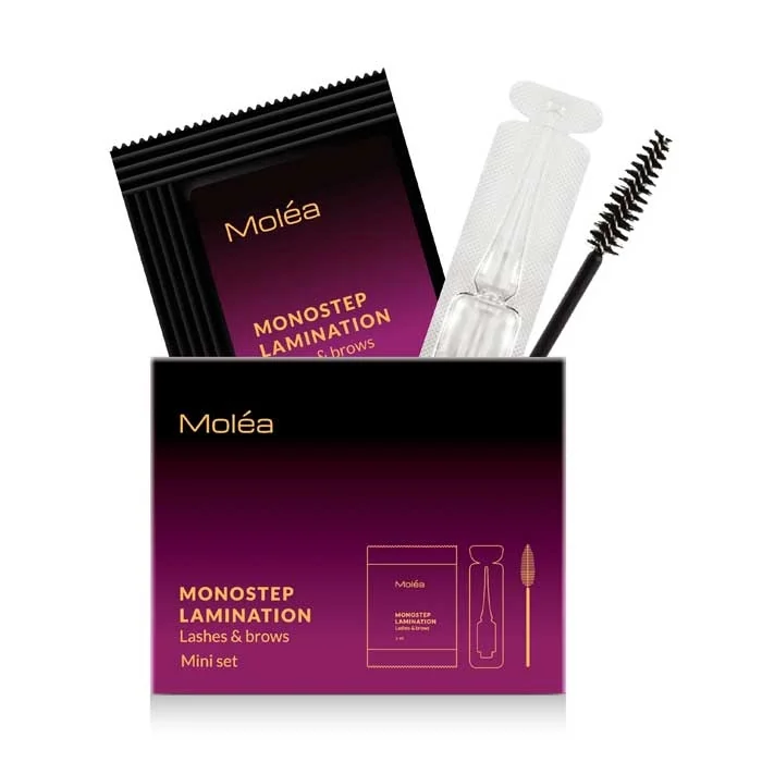 Mini-set MonoStep pentru gene și sprâncene MOLEA NIKK MOLE